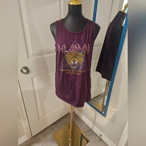 Torrid Def Leopard Graphic Tank Size 0